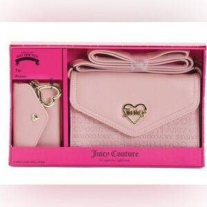 Juicy Couture Light Pink Crossbody Bag Set